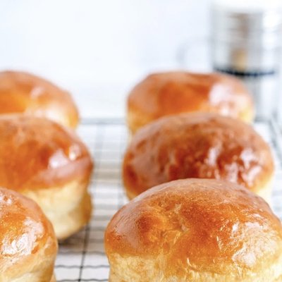 Set Of 6 hamburger Buns