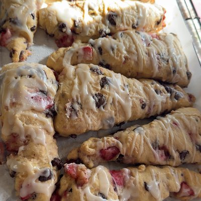 Strawberry Scones