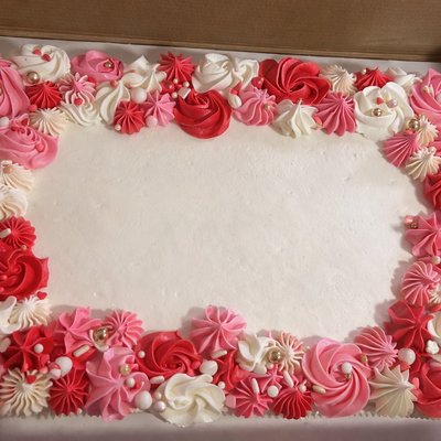 Valentine Cookie Cake