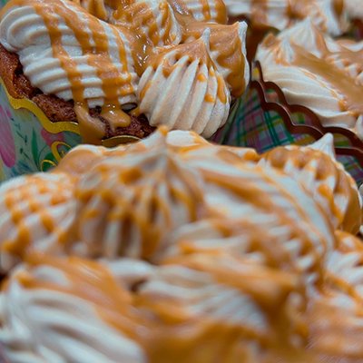 Marblicious Cookie Butter Cupcakes 