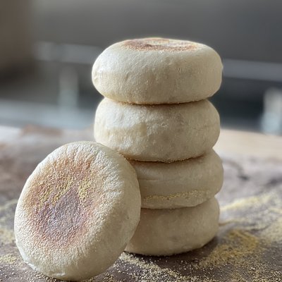 Sourdough English Muffins 