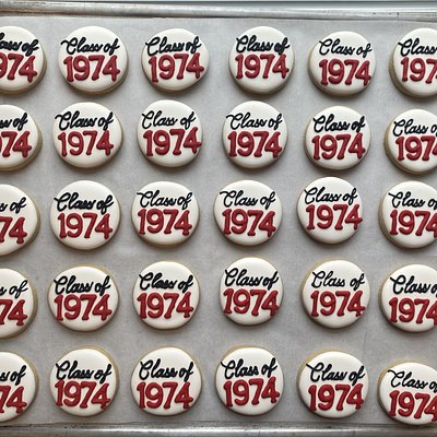 12 Basic design Mini Custom Sugar Cookies