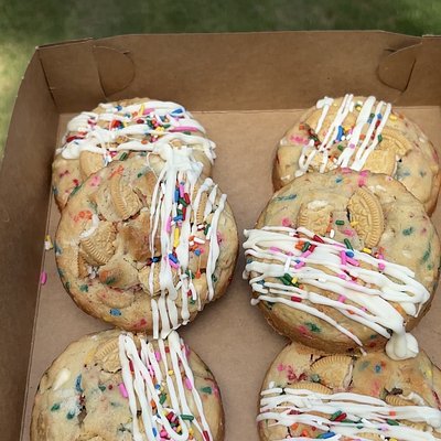 Birthday cake cookies (3 pack) 