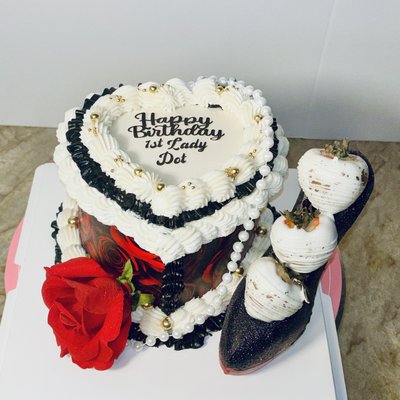 Heart Cake 6 Inch 2 Layer