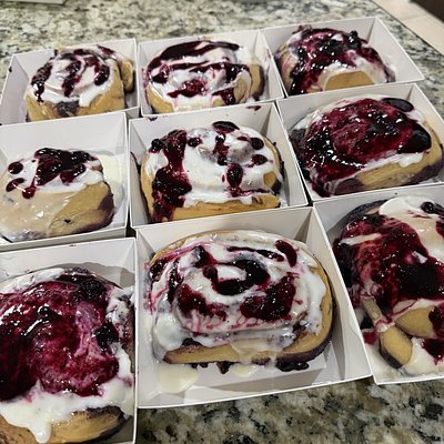  Lemon Blueberry Roll (4pack)