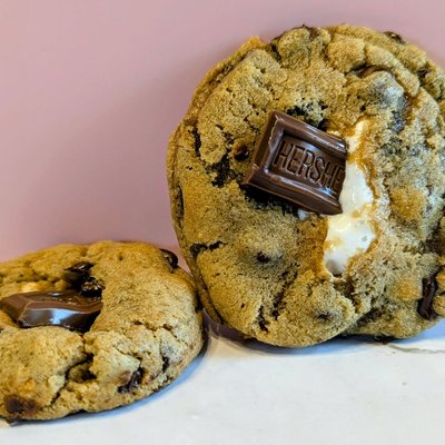 Campfire S'mores Cookies