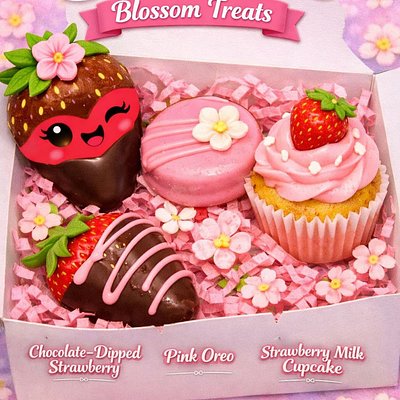 🍓 StrawBae’s Blossom Treats