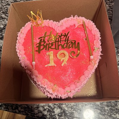 6 Inch Heart Cake 2 Layer