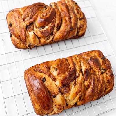 Cinnamon Raisin Brioche Bread 