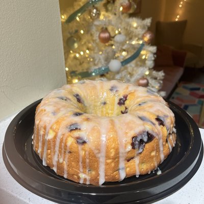 Lemon Blueberry 🍋🫐 Bundt Cake