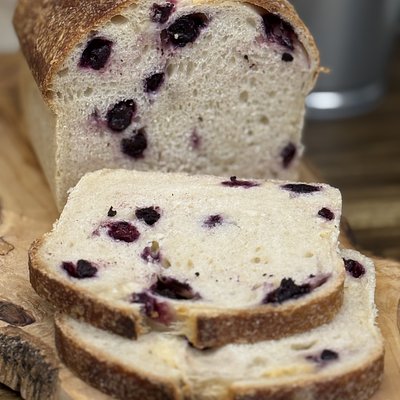 Blueberry Cream Cheese Chip Sourdough
