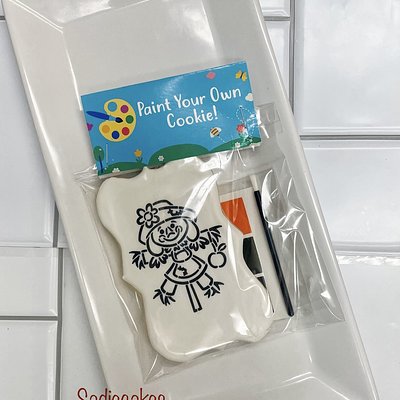 PYO Single Sugar Cookie - Girl Scarecrow