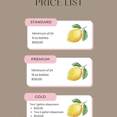 Gold Party Package 