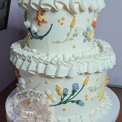 Two Tier Custom Cake