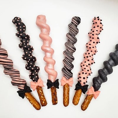 Luxury Chocolate Covered Pretzels Rods