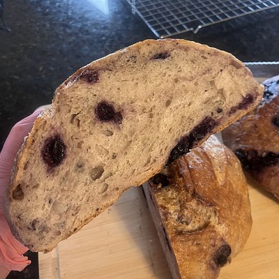  Blueberry Sourdough Bread- Half
