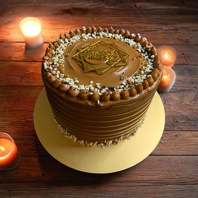 Cake De Capitas Mediana Vainilla O chocolate (10 Inches) (18 Porciones)
