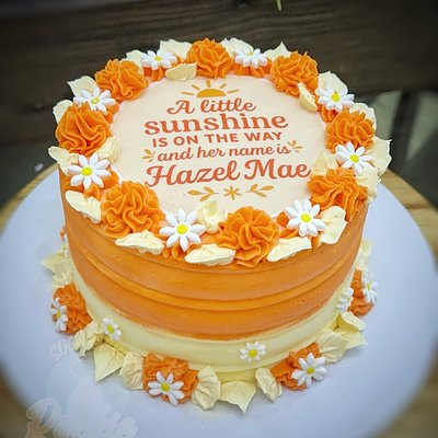 5” Round Almond Cake (w/choice Of Frosting Flavor)