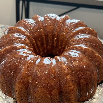Glazed Sweet Potato Pound Cake