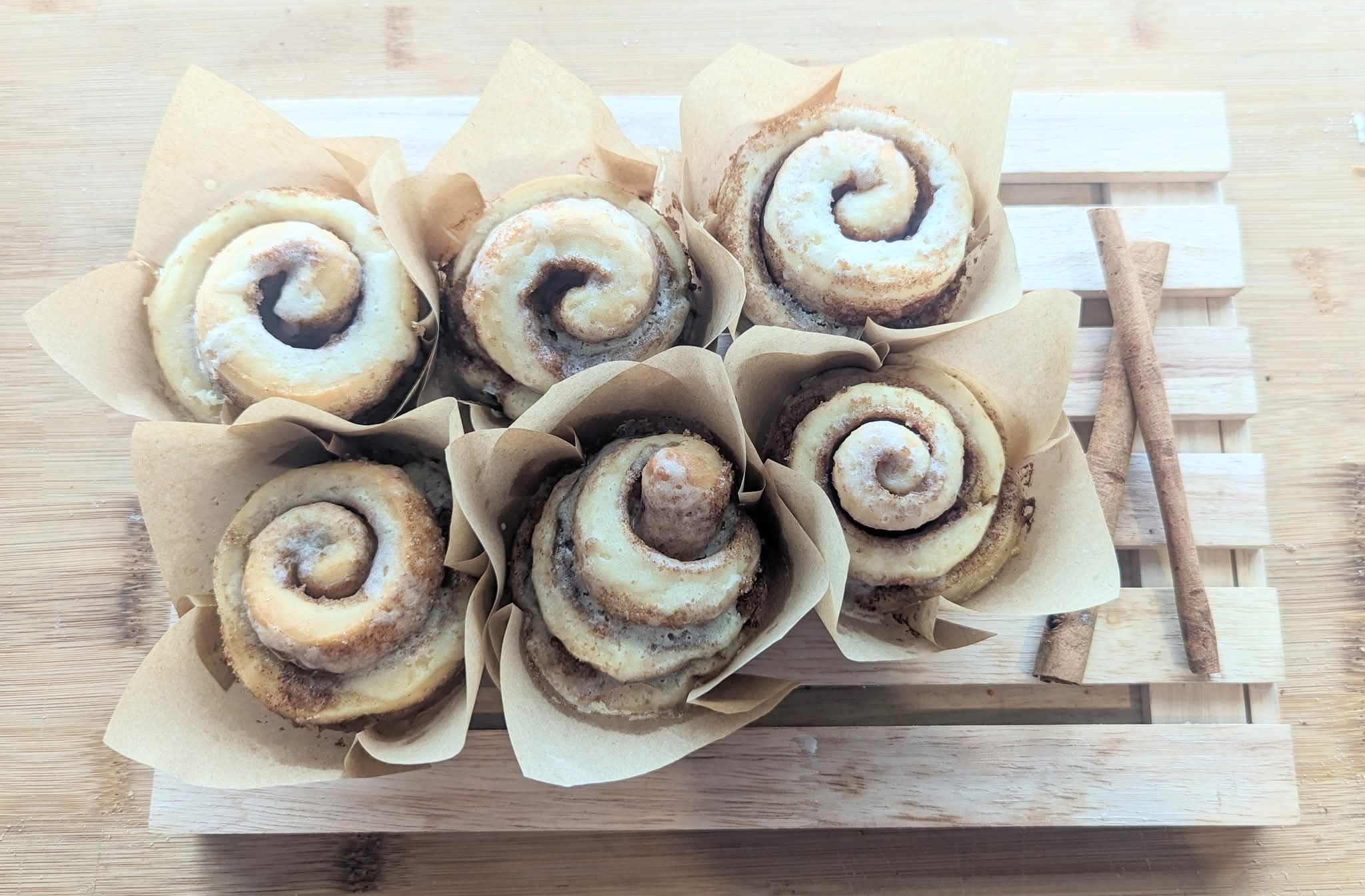 Sourdough Cinnamon Roll Muffins (6pk(