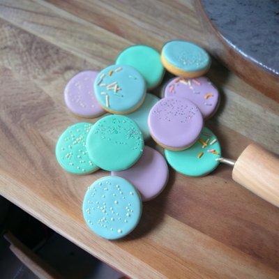 Dozen Simple Mini Sugar Cookies