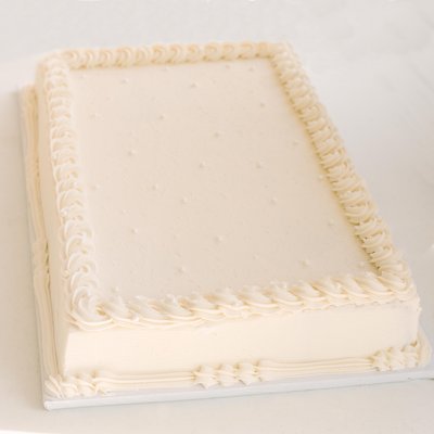 Full Sheet Cake Plain