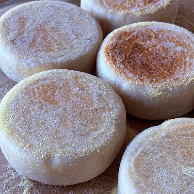 6 Count Sourdough English Muffins 