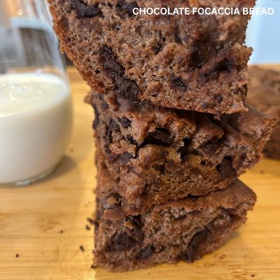 Chocolate Focaccia Bread