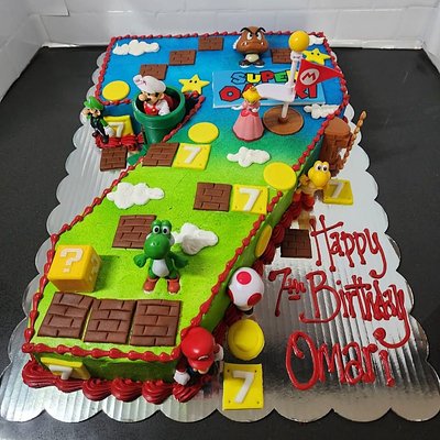 Number Or Letter Shaped Cake-half Sheet 