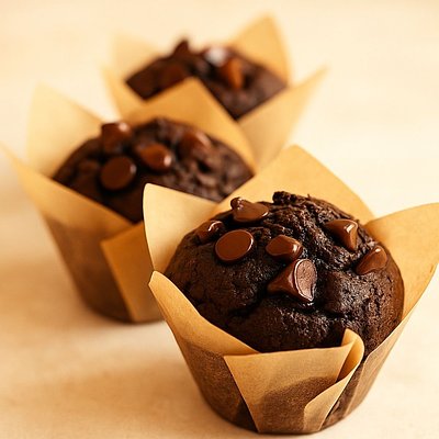 Triple Chocolate Miffins