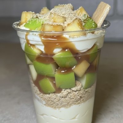 Caramel Apple Cheesecake Cups