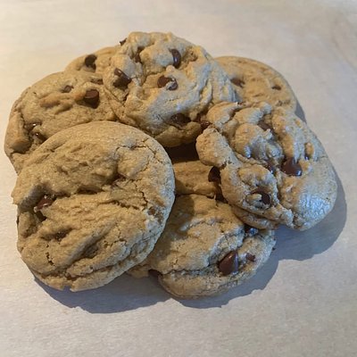 Sourdough Browned Butter Chocolate Chip Cookies 