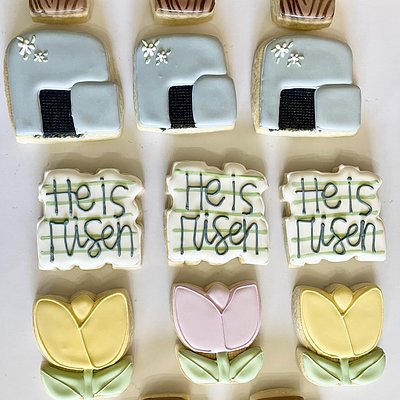 He Is Risen Mini Sugar Cookies (Dozen)
