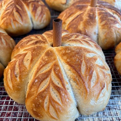 Sourdough Pumpkin-Shaped Classic Boule 