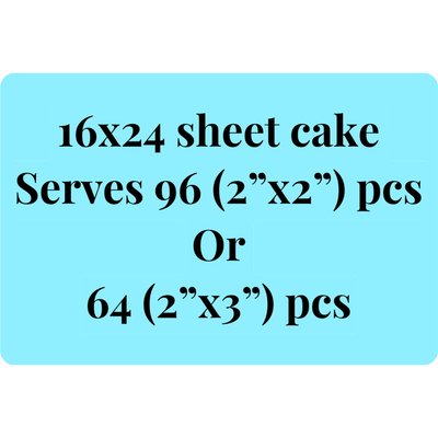 Full Sheet (52-117 Servings)
