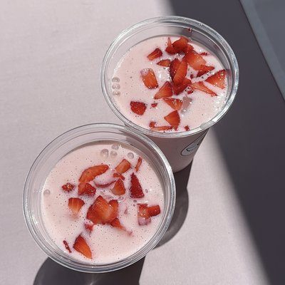 Agua Fresca de Fresas