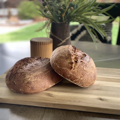 Whole Wheat Sourdough Loaf