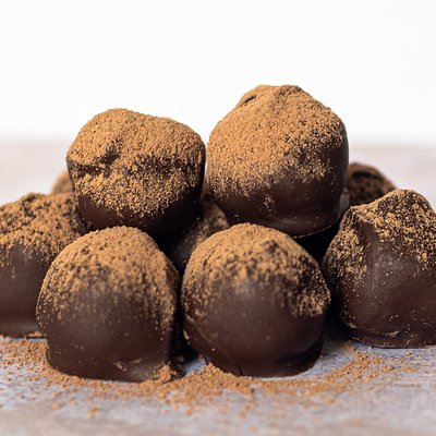 Rum Balls Truffles One Dozen Chocolates