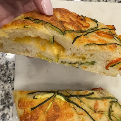 Organic Cheddar and Jalapeño Focaccia - Small 