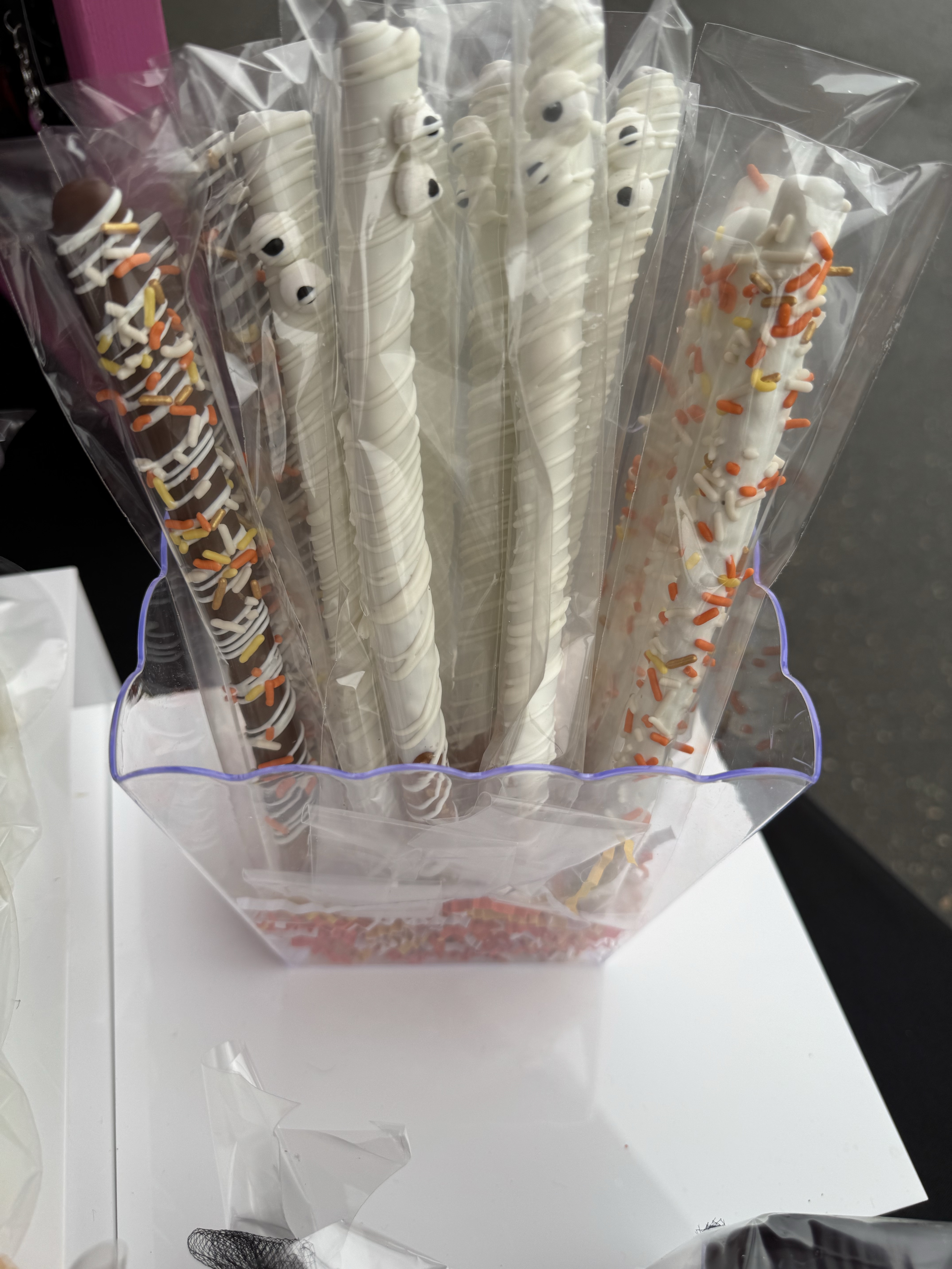 Dipped Pretzel Rods