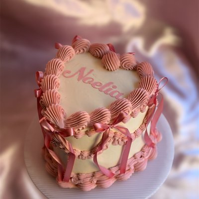 6in Heart Shaped Cake