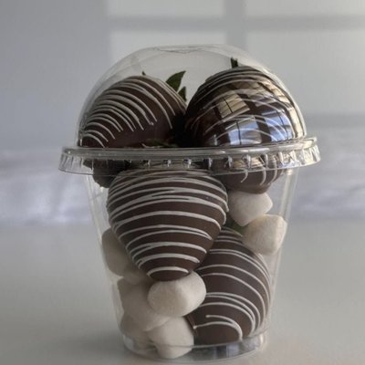 Chocolate Covered Strawberries Cup (6ct)