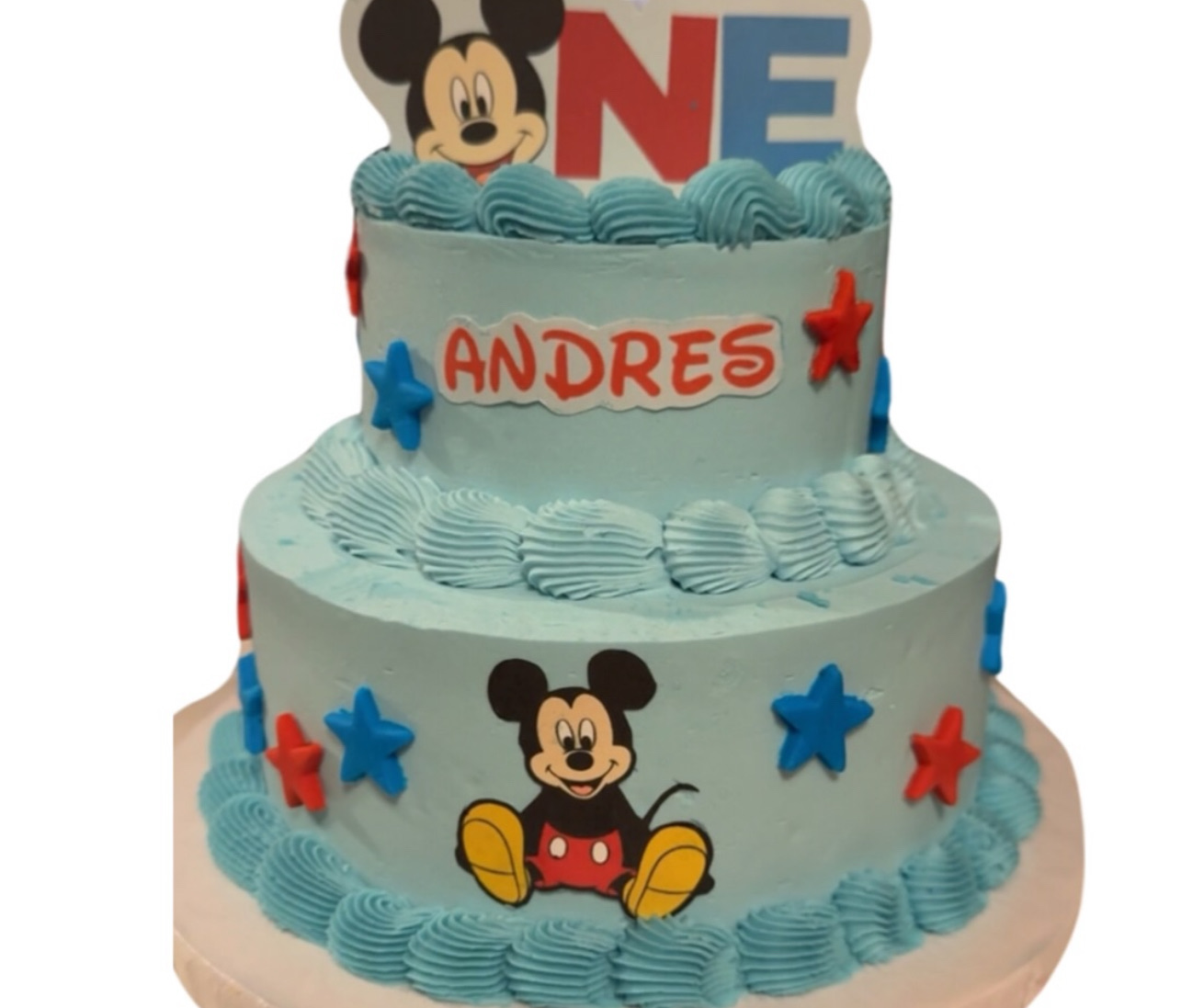 Two Tier Cake 15-20 Servings 