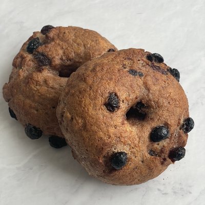 Cinnamon and Raisin Sourdough Bagels