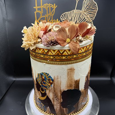 8” 4 layer cake