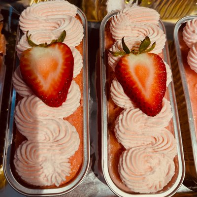 Strawberry Tres Leches Mini Loaf Cake