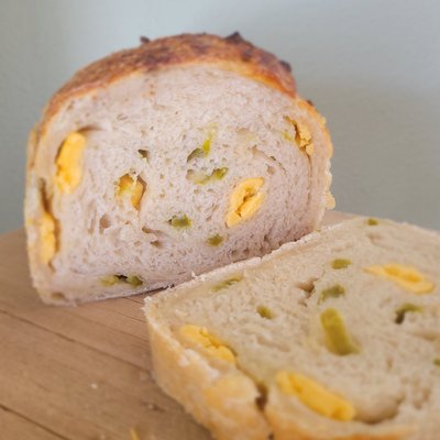  Sourdough Jalepeno Cheddar Cheese Bread 