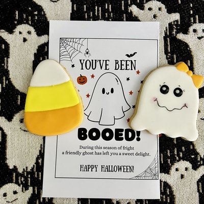 Single Girl Ghost Cookie