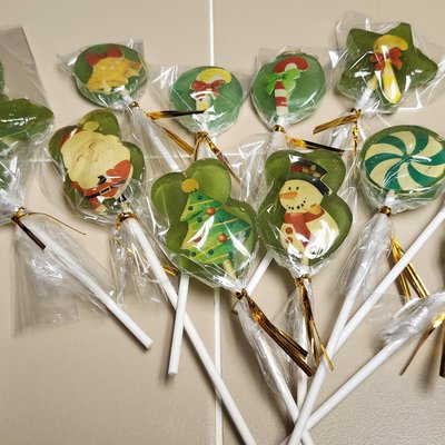 Individual Edible Image Lollipops (Standard Size)
