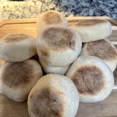 Sourdough English Muffins 